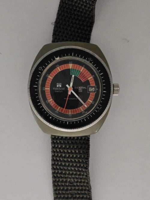 TISSOT SIDERAL S Automatic Skin Diver Rare Vintage 40mm Men’s Wristwatch